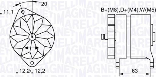 Magneti Marelli 063534690480 - Генератор avtolavka.club