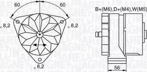 Magneti Marelli 063534897070 - Генератор avtolavka.club