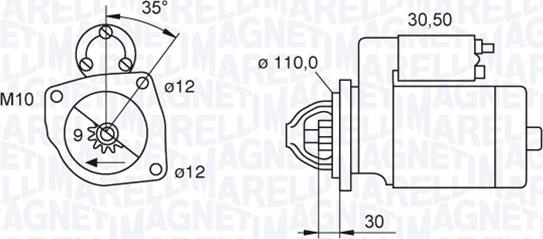 Magneti Marelli 063522187740 - Стартер avtolavka.club