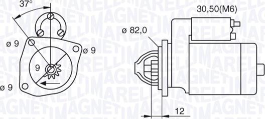 Magneti Marelli 063521092680 - Стартер avtolavka.club