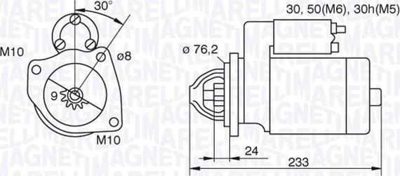 Magneti Marelli 063521074420 - Стартер avtolavka.club