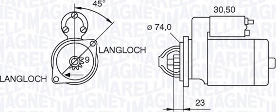 Magneti Marelli 063521070780 - Стартер avtolavka.club