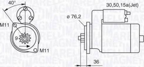 Magneti Marelli 063521120380 - Стартер avtolavka.club