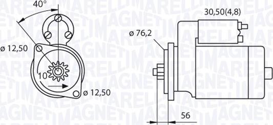 Magneti Marelli 063521230180 - Стартер avtolavka.club