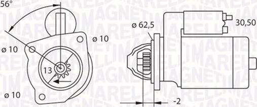 Magneti Marelli 063523624010 - Стартер avtolavka.club