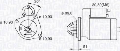 Magneti Marelli 063523673030 - Стартер avtolavka.club