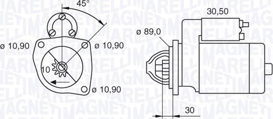 Magneti Marelli 063522630200 - Стартер avtolavka.club