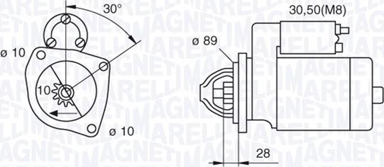 Magneti Marelli 063522188120 - Стартер avtolavka.club