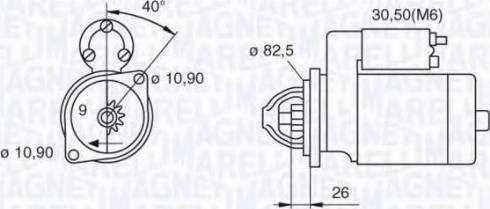 Magneti Marelli 063522230160 - Стартер avtolavka.club