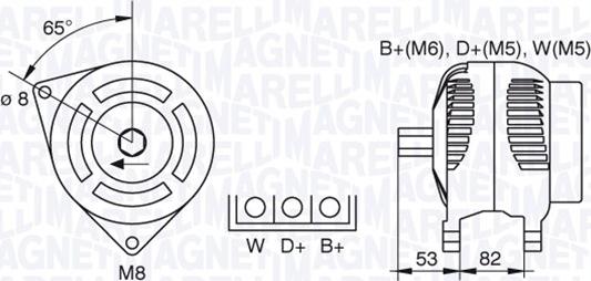 Magneti Marelli 063377463010 - Генератор avtolavka.club