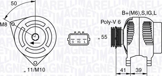 Magneti Marelli 063377431010 - Генератор avtolavka.club