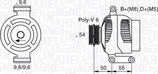 Magneti Marelli 063377024010 - Генератор avtolavka.club