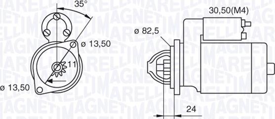 Magneti Marelli 063216884010 - Стартер avtolavka.club