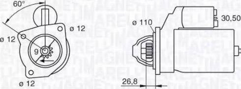 Magneti Marelli 063216831010 - Стартер avtolavka.club