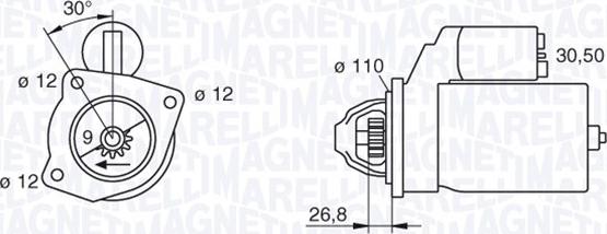 Magneti Marelli 063217154010 - Стартер avtolavka.club