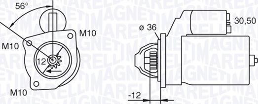 Magneti Marelli 063280090010 - Стартер avtolavka.club