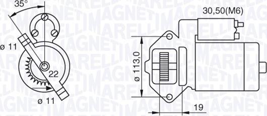 Magneti Marelli 063280031010 - Стартер avtolavka.club