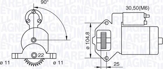 Magneti Marelli 063280032010 - Стартер avtolavka.club