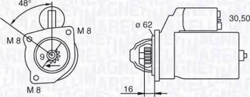 Magneti Marelli 063222908010 - Стартер avtolavka.club