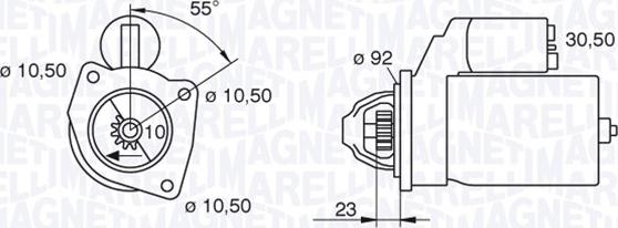 Magneti Marelli 063227569010 - Стартер avtolavka.club