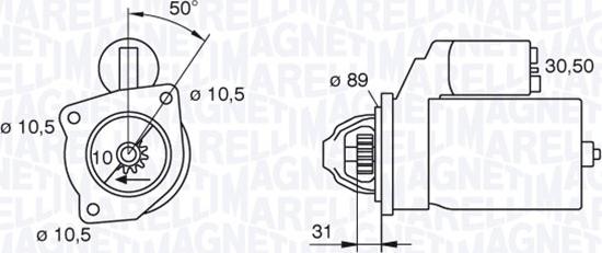 Magneti Marelli 063227602010 - Стартер avtolavka.club