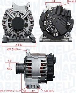 Magneti Marelli 063739065010 - Генератор avtolavka.club