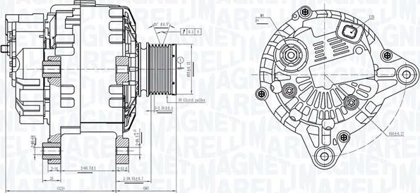 Magneti Marelli 063736363010 - Генератор avtolavka.club