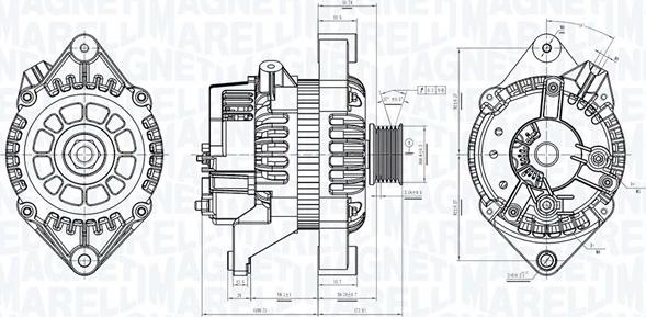 Magneti Marelli 063730861010 - Генератор avtolavka.club