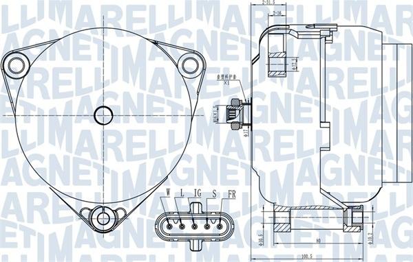 Magneti Marelli 063731997010 - Генератор avtolavka.club