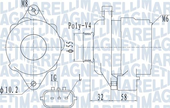 Magneti Marelli 063731943010 - Генератор avtolavka.club