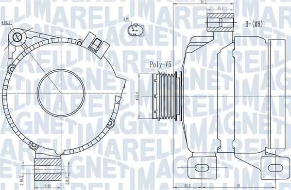 Magneti Marelli 063731967010 - Генератор avtolavka.club