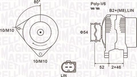 Magneti Marelli 063731970010 - Генератор avtolavka.club