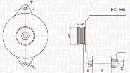 Magneti Marelli 063731978010 - Генератор avtolavka.club