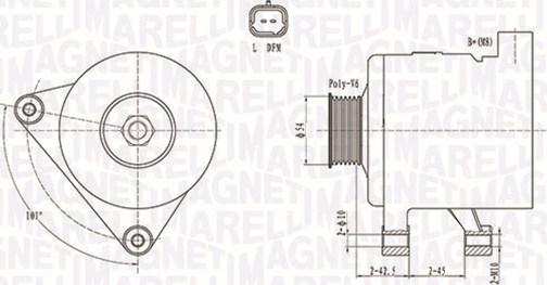 Magneti Marelli 063731498010 - Генератор avtolavka.club