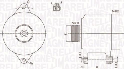 Magneti Marelli 063731409010 - Генератор avtolavka.club