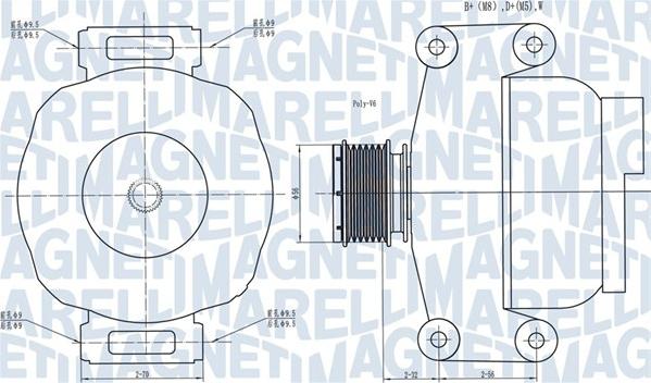 Magneti Marelli 063731489010 - Генератор avtolavka.club