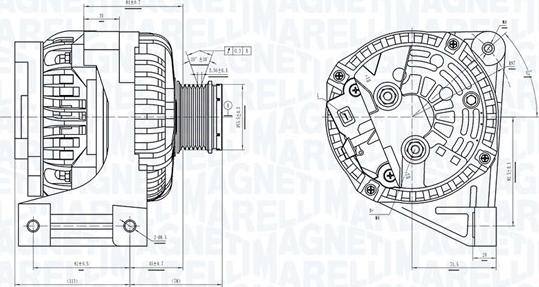 Magneti Marelli 063731439010 - Генератор avtolavka.club