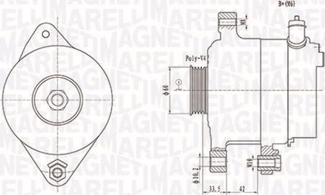 Magneti Marelli 063731595010 - Генератор avtolavka.club