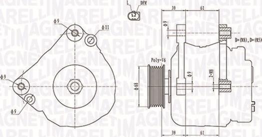 Magneti Marelli 063731587010 - Генератор avtolavka.club