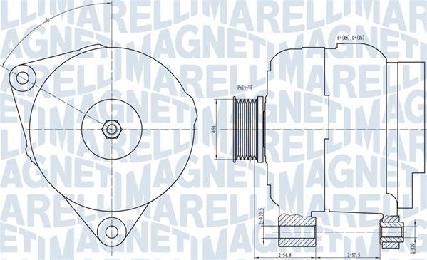 Magneti Marelli 063731658010 - Генератор avtolavka.club