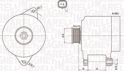 Magneti Marelli 063731653010 - Генератор avtolavka.club