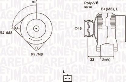 Magneti Marelli 063731661010 - Генератор avtolavka.club