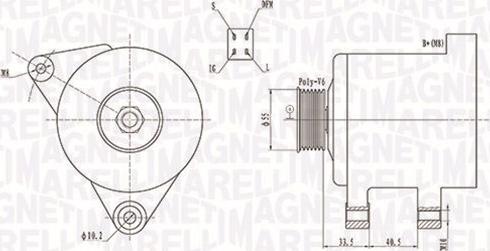 Magneti Marelli 063731605010 - Генератор avtolavka.club