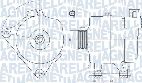 Magneti Marelli 063731687010 - Генератор avtolavka.club