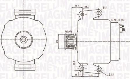 Magneti Marelli 063731630010 - Генератор avtolavka.club