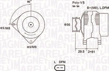 Magneti Marelli 063731678010 - Генератор avtolavka.club