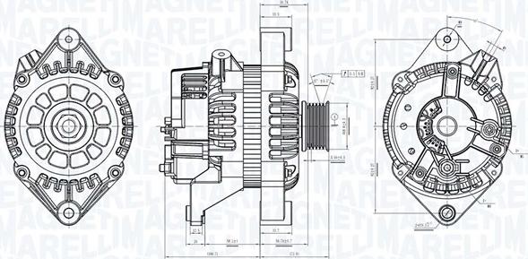 Magneti Marelli 063731053010 - Генератор avtolavka.club