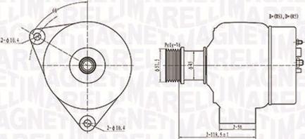 Magneti Marelli 063731138010 - Генератор avtolavka.club