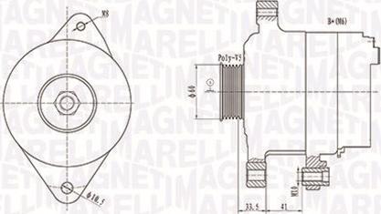 Magneti Marelli 063731891010 - Генератор avtolavka.club