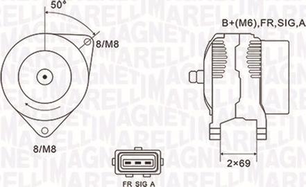 Magneti Marelli 063731857010 - Генератор avtolavka.club